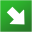 Arrow 2 Down Right Icon 32x32 png